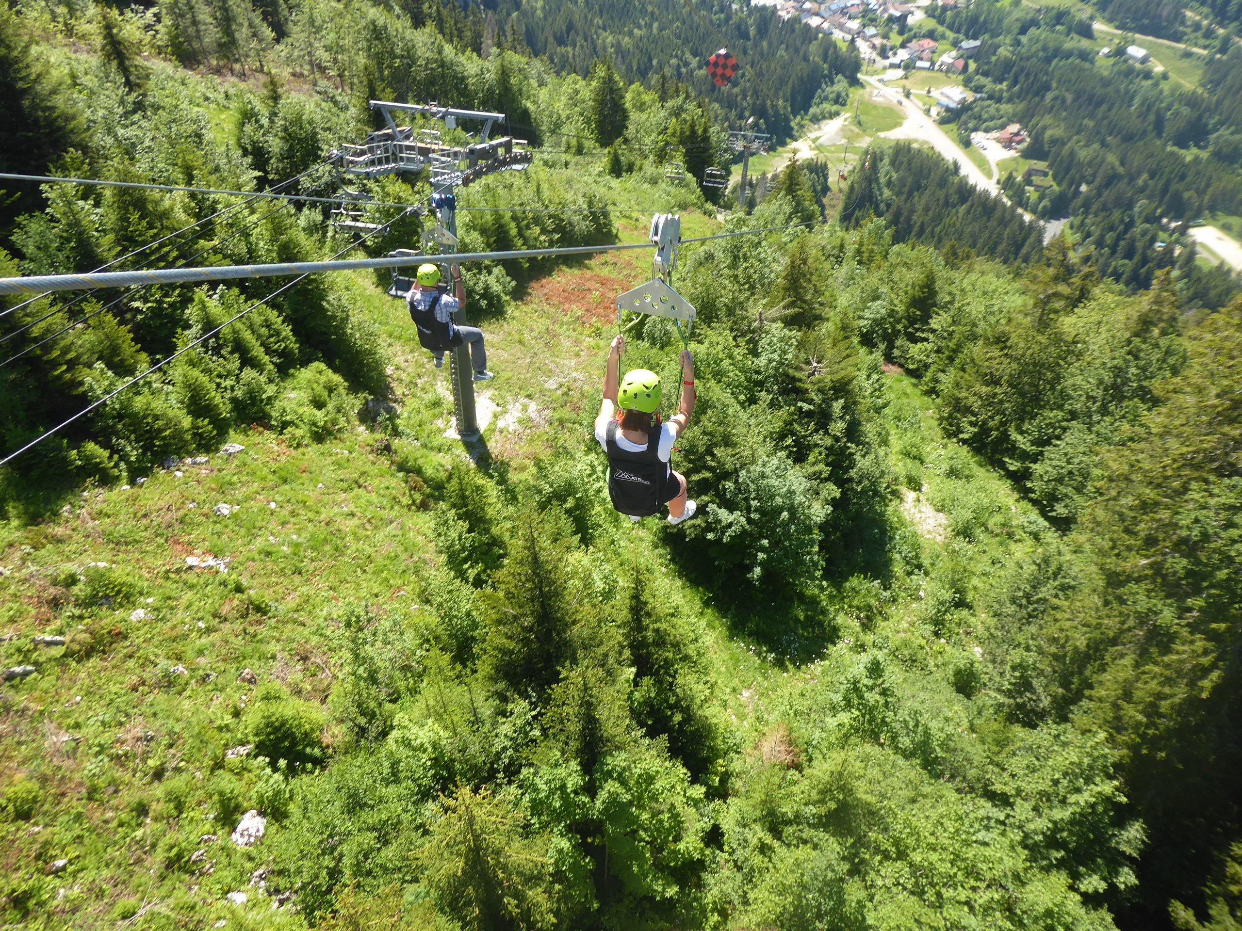 Un des plus beaux points de vue de France : le col de la Faucille,...